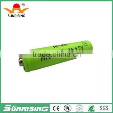 china factory price aaa 400mah 1.2v ni-mh rechargeable battery pointed cap