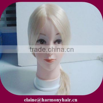 Super Quality training head with blonde hair