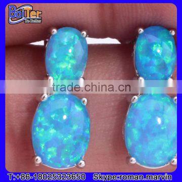 Opal Factory Direct Sale !!! Custom 925 Sterling Silver Opal Earring Wholesale photo-6