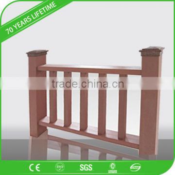 Wood plastic composite outdoor fence decoration