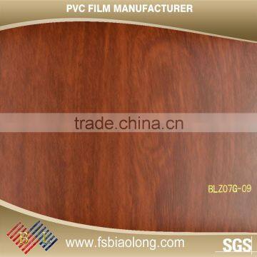 Furniture Decoration woodgrain pvc furniture film for covering furniture