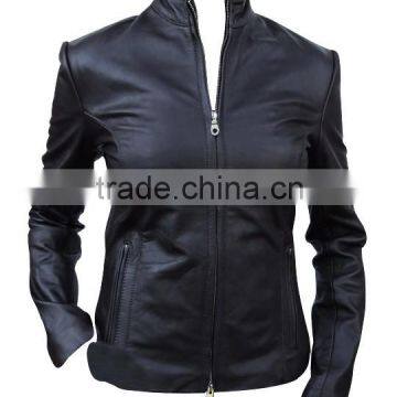 Ladies Fashion Leather Jackets Black Leather