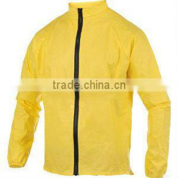 Popular modern man functional waterproof rain coat