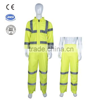 high visibility road traffic reflective safety uniform