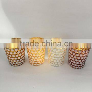 wholesale glass candle holder with nice looking and good quality