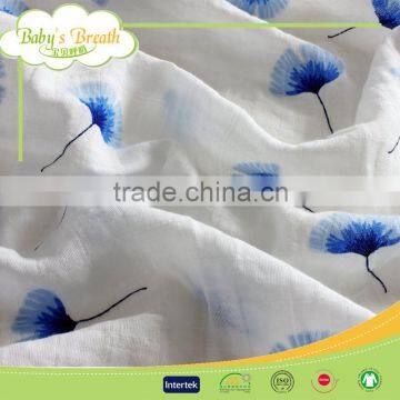 MS-37 home use printed double gauze cotton muslin bamboo fabric organic