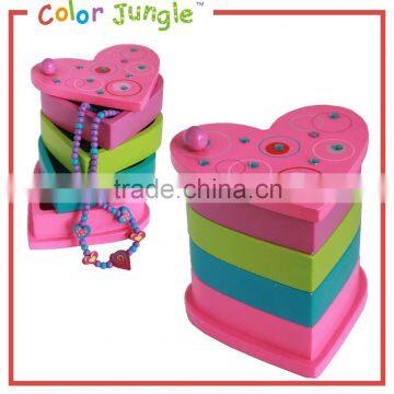 Cheap jewelry boxes wholesale, 4 layers custom jewelry boxes