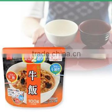 Emergency foodSatake 'Magic Rice' Preservative beef rice 100g