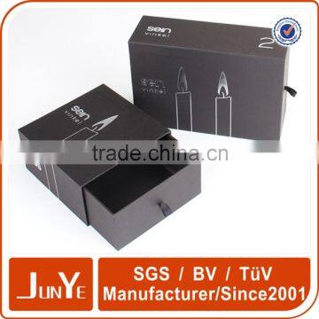 Christmas Gift Elegant Black Candle Packaging Box photo-3