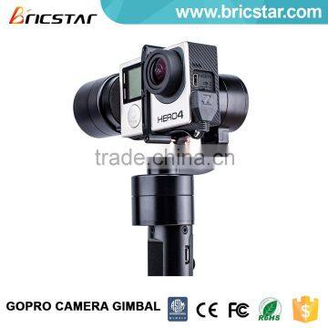 Three modes handheld gimbal stabilizer for go pro.