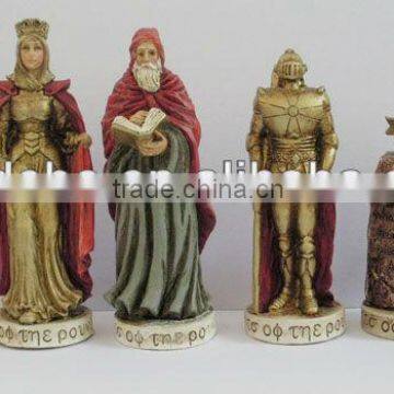 High quality Customized resin chess men,chess set,Personalized chess men