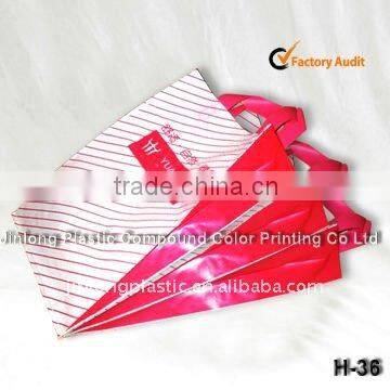 loop plastic shopping carrier bag with handle