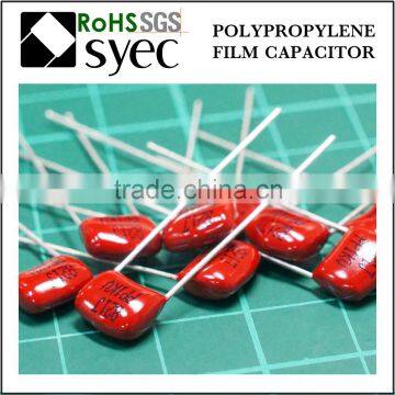 High Frequency Low DF 390pF 50V Polypropylene Film Capacitor