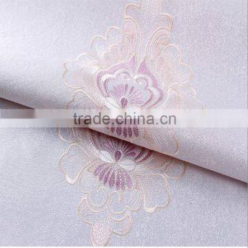 Polyester Non-woven Embroidery Wallpaper Sale Living Room Wallpaper Decorative Wallpaper Quality Choice photo-5