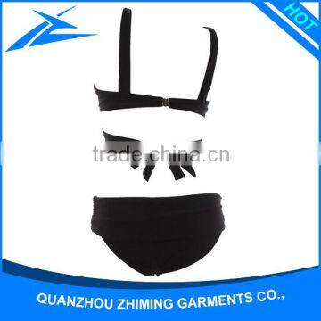 Ladies Micro Bikini Swimwear Padded Oem With Adjustable Straps
