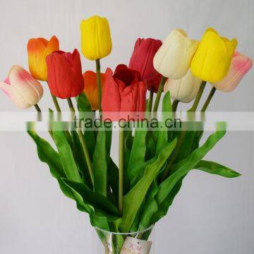 65cm hand made pink artificial tulip with one head