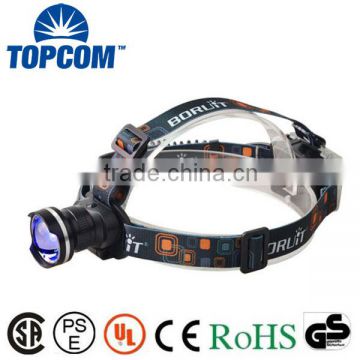 Alumium head lamp 3watt uv light fishing led headlamp