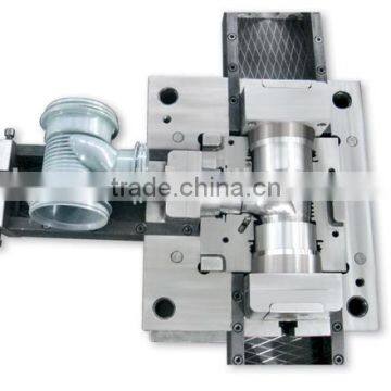 plastic injection pipe fittings mould ,collapsible pipe fitting moulds