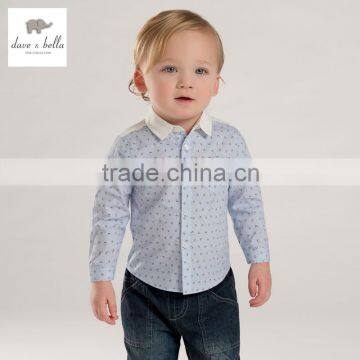 DB3535 dave bella spring autumn baby boy printed shirt infant clothes toddle tops baby cotton shirt boy handsome tee                        
                                                                                Supplier's Choice