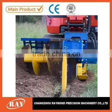 Mini skid steer crawler digger loader trencher