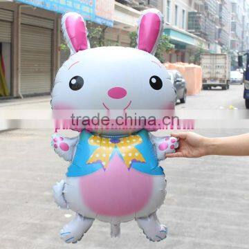 Latest design rabbit shape balloon for kid's toys /self sealing balloon (96*48cm)globos