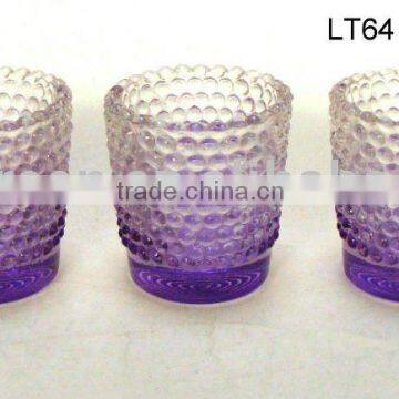 LT64 glass candle holder