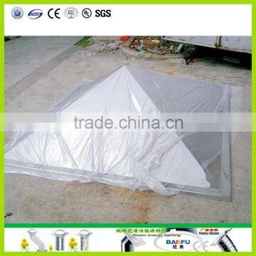 polycarbonate skylight, round transparent pc skylight pc hemispherical dome