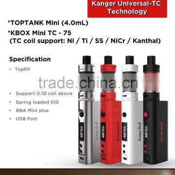 Kangertech Newest Design Mini RBA Coil Temperature Control Topbox Mini