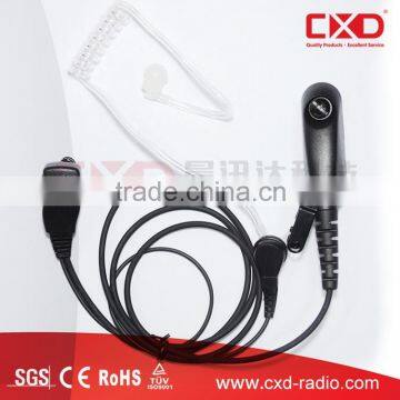 Handsfree Earhang Ear Hook Earphone with Inline PTT Button Mic for Kenwood