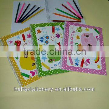 Wholesale children paiting book with pen ,whenzhou