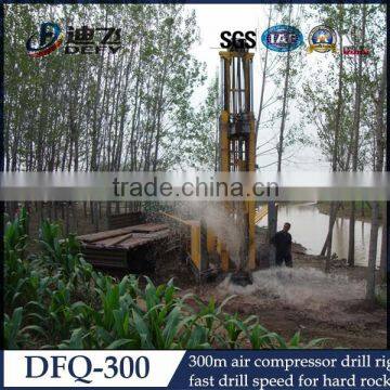 DFQ-300 High Air Pressure Crawler DTH drilling rigs for sale