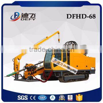 Horizontal directional borehole drilling rig, underground cable laying machine