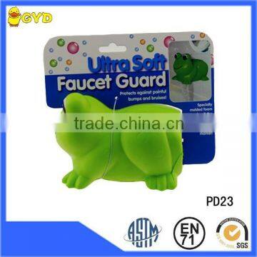 Promotional PU frog shape waterproof stress toy,pu bathroom faucet