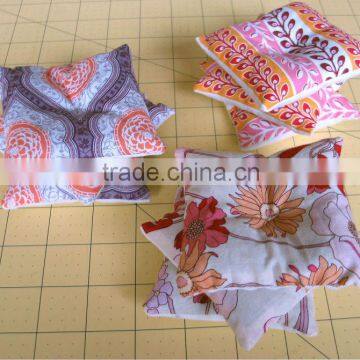 Chinese factory Make beautiful cotton/linen/fabric scented plastic bead sachet