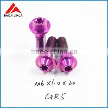 GR5 M6 M8 Titanium Screw Colorful Anodized photo-4