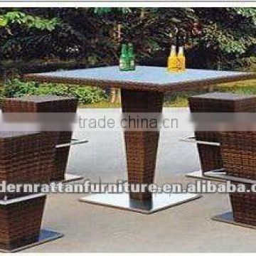 Alibaba products rattan hotel dining chair and table/rattan outdoor furniture jakarta