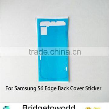 Back Cover Sticker For Samsung Galaxy S6 Edge real Battery Housing Bezel Frame Adhesive Tape