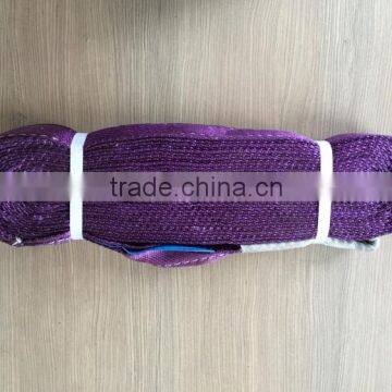 40T Heavy-lift Polyester Webbing Sling With Eye Hook for Lifting Cargo