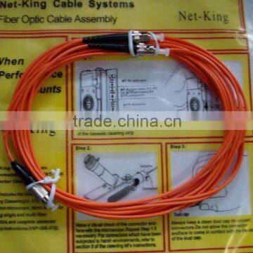 ST-FC Singlemode Duplex Fiber Patch Cable