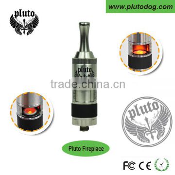 2014 newest design dry herb wax burner smart clean door Pluto fireplace ego herbal vaporizer