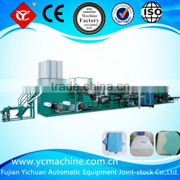 Full automatic incontinence pad machine