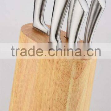 New style Kitchen knife set with ashtree stand