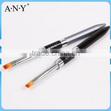 ANY Nail Artist Using UV Gel Nail Beauty Nylon Hair Nail Art Flat Brush UV Gel Art