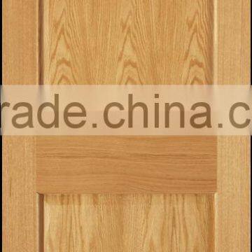 Forest Bright 2-Panel Top Rail Arch Solid Wood Core Stainable Timber Door Slab