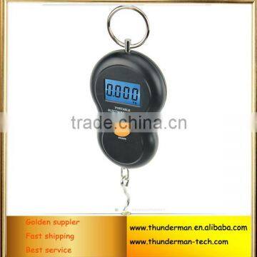 40kg Digital Luggage travel Scale with Blue LED back light for home ,shopping and airport use