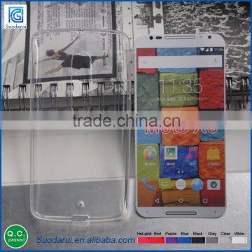 For Motorola X3 OEM cases for mix color jelly soft clear TPU cases