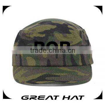 Comfortable cotton baby camo cap with custom logo