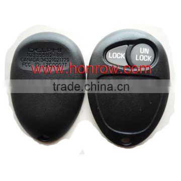 High quality GM 2 buttons remote key shell& key covers,car key blank