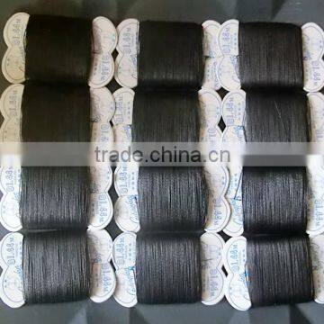 hair thread waxed by cotton, Africa Women Black Hair Thread Original, 91.44 m black hair thread