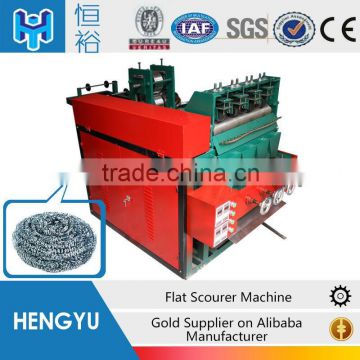 Automatic stainless steel/galvanized wire kitchen scourer machine made in China